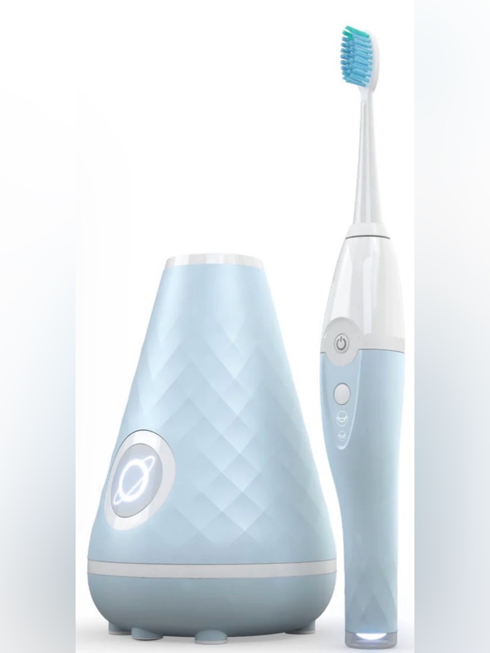 TAO Clean UMMA Diamond Sonic Toothbrush + UV Cleaning Base, Glacier Blue